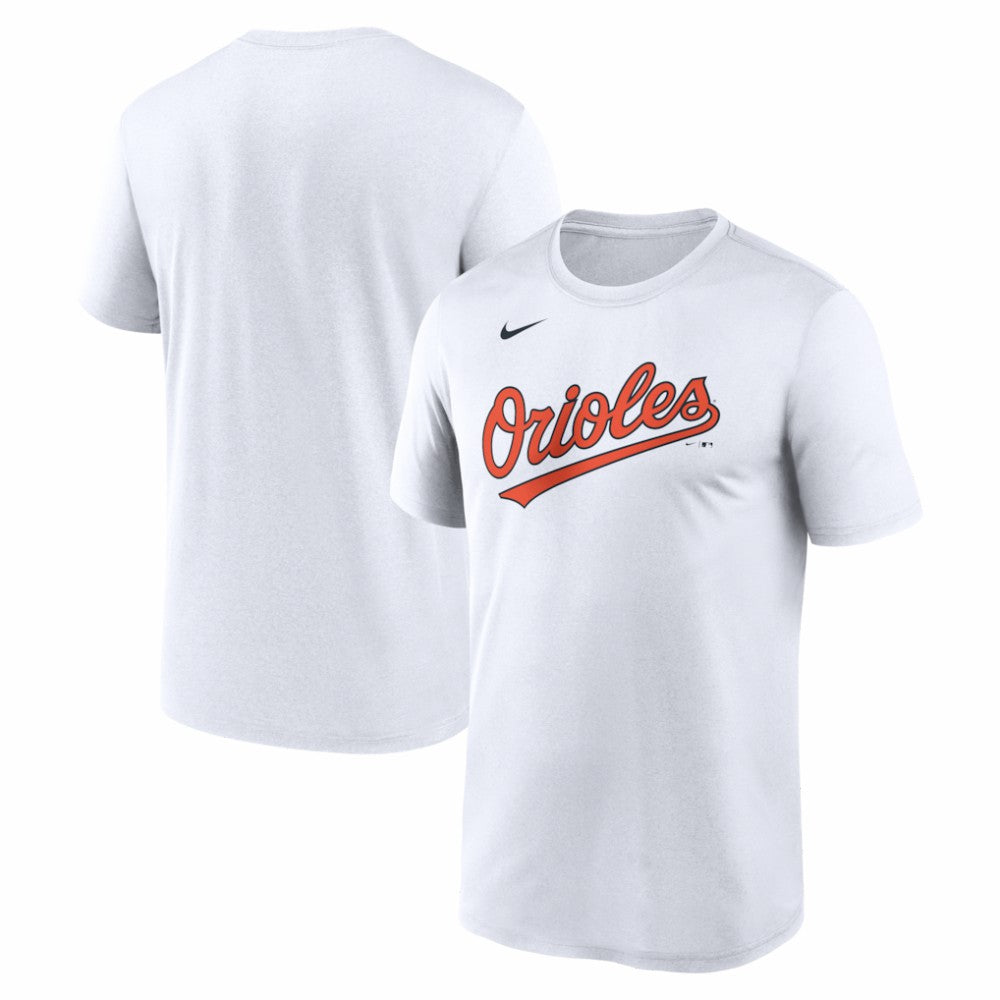Baltimore Orioles New Legend Wordmark Dri-FIT T-Shirt - White | Nike
