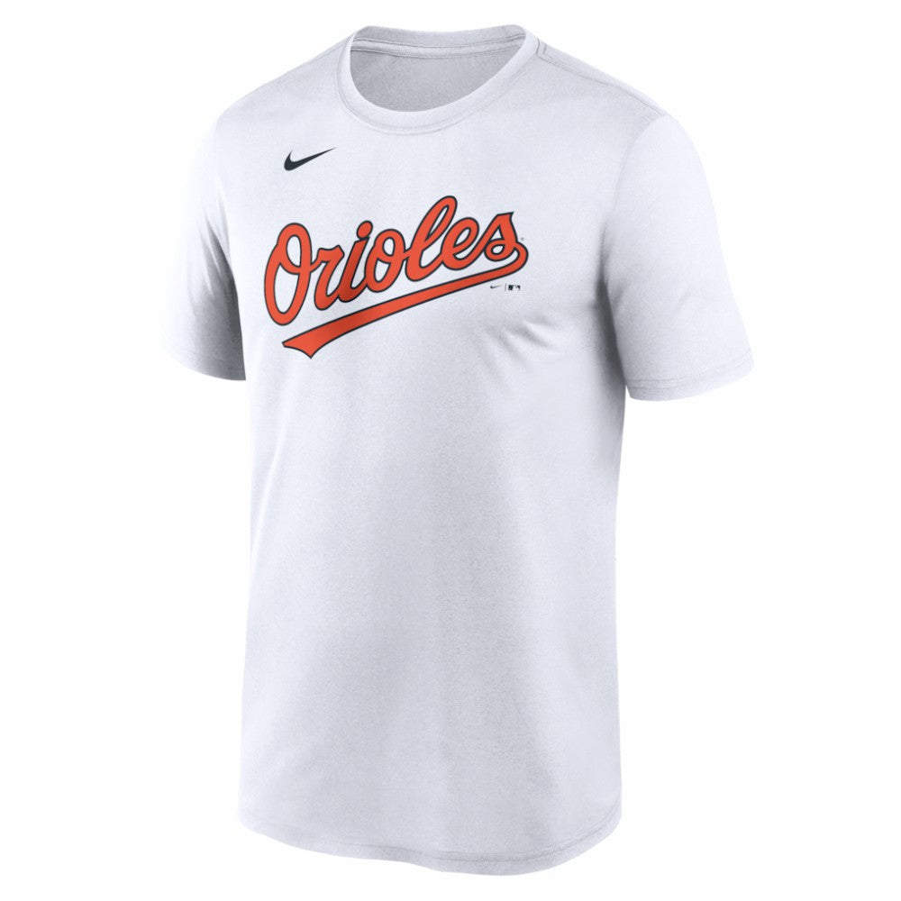 Baltimore Orioles New Legend Wordmark Dri-FIT T-Shirt - White | Nike