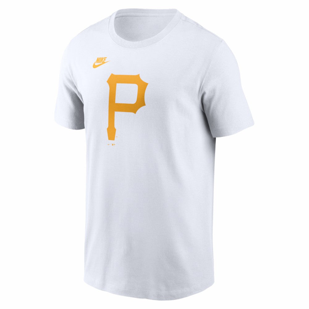 Pittsburgh Pirates Cooperstown Collection Logo T-Shirt - White | Nike