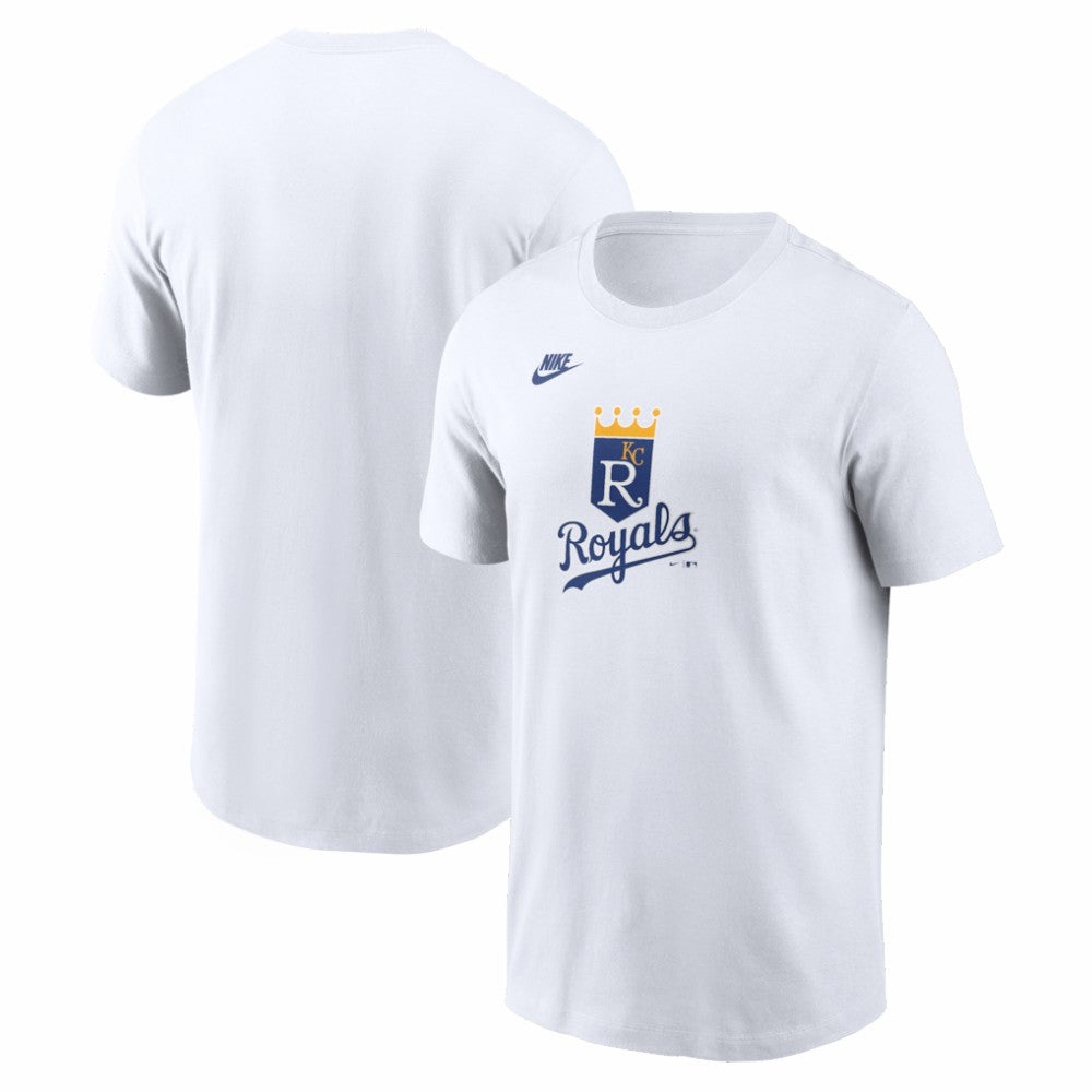 Kansas City Royals Cooperstown Collection Logo T-Shirt - White | Nike