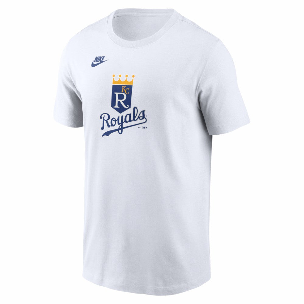 Kansas City Royals Cooperstown Collection Logo T-Shirt - White | Nike