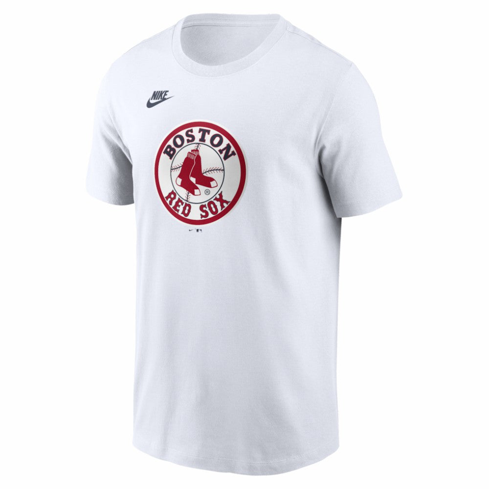 Boston Red Sox Cooperstown Collection Logo T-Shirt - White | Nike