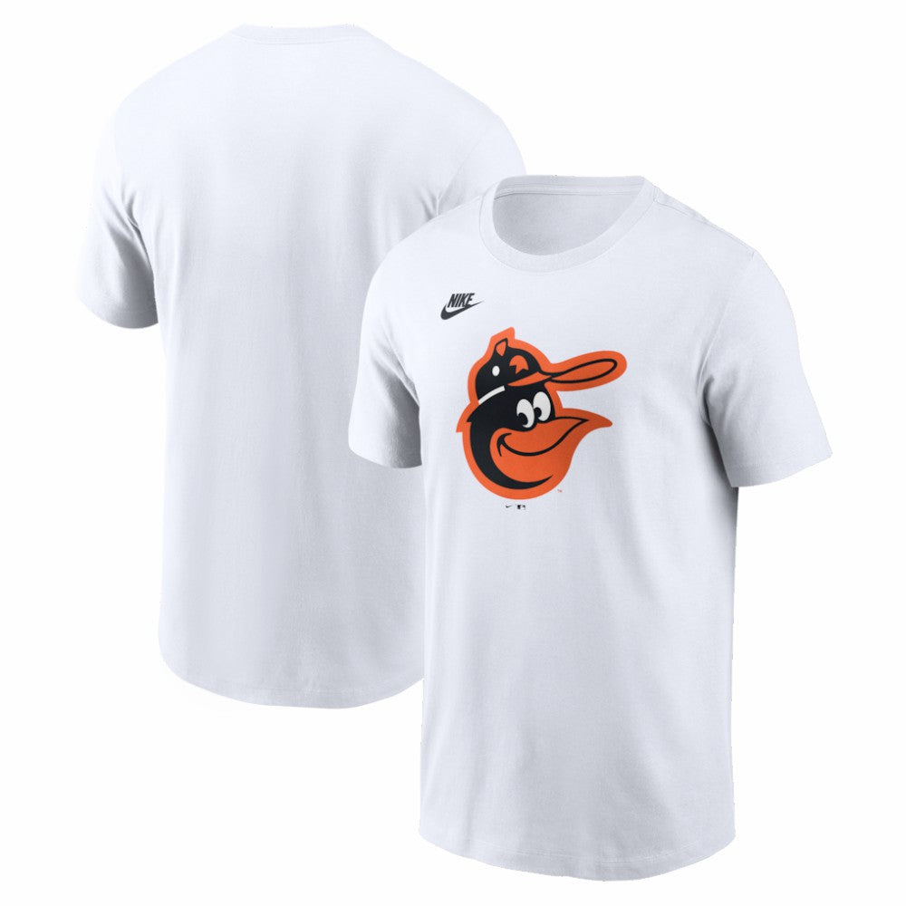 Baltimore Orioles Cooperstown Collection Logo T-Shirt - White | Nike