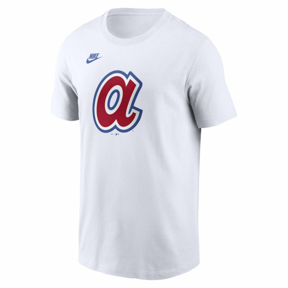 Atlanta Braves Cooperstown Collection Logo T-Shirt - White | Nike