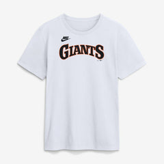 San Francisco Giants Cooperstown Collection Wordmark T-Shirt - White | Nike