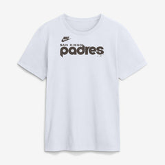 San Diego Padres Cooperstown Collection Wordmark T-Shirt - White | Nike