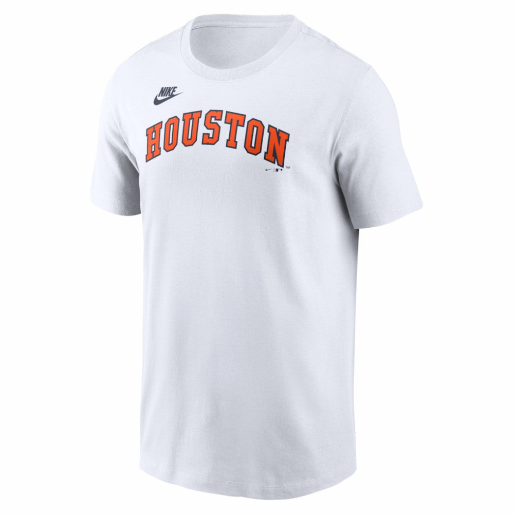 Houston Astros Cooperstown Collection Wordmark T-Shirt - White | Nike