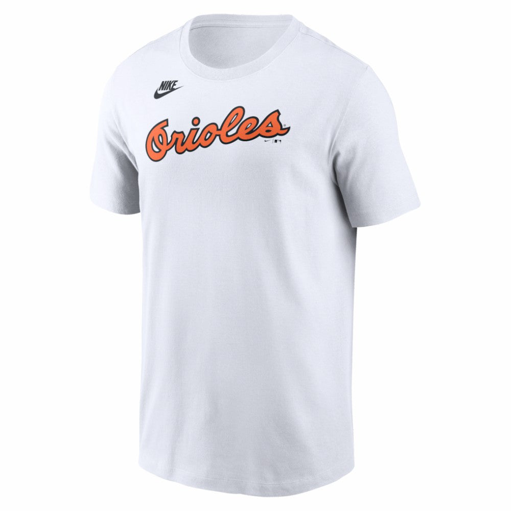 Baltimore Orioles Cooperstown Collection Wordmark T-Shirt - White | Nike