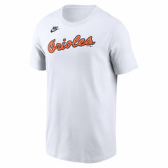 Baltimore Orioles Cooperstown Collection Wordmark T-Shirt - White | Nike