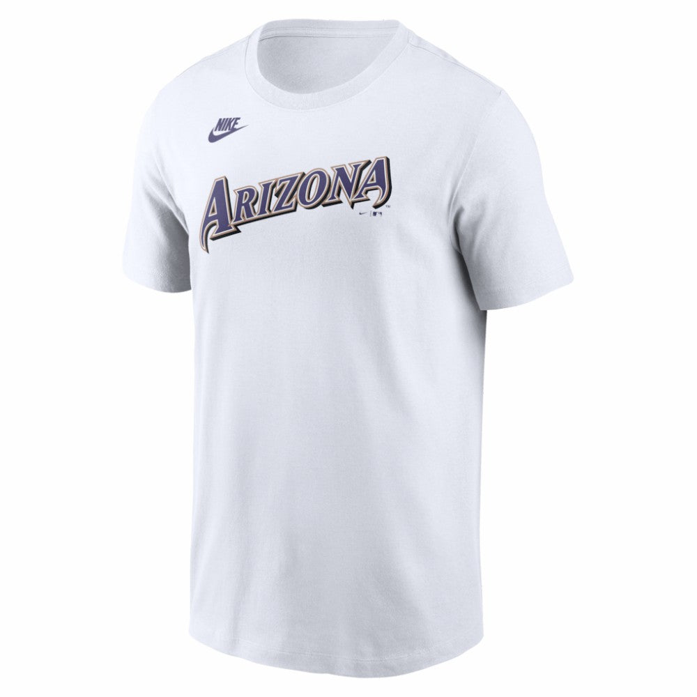 Arizona Diamondbacks Cooperstown Collection Wordmark T-Shirt - White | Nike
