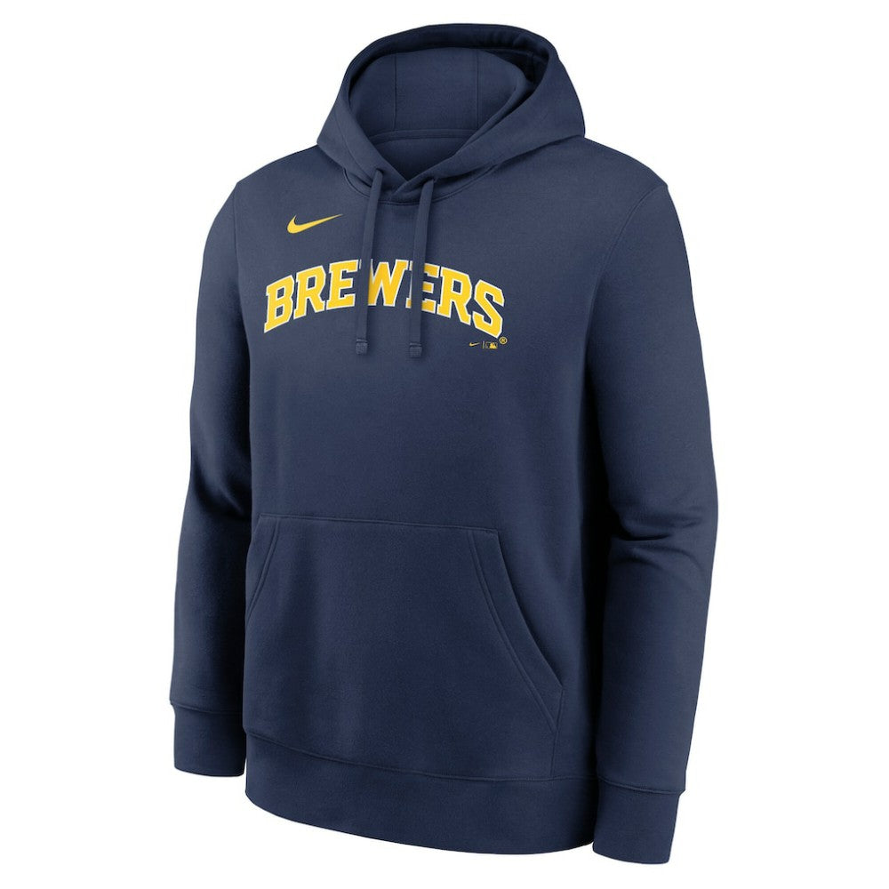 Milwaukee Brewers Dri-Fit Club Hoodie - Navy | Nike