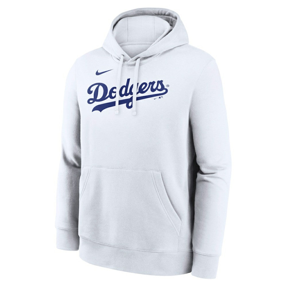 Los Angeles Dodgers Dri-Fit Club Hoodie - White | Nike