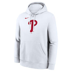 Philadelphia Phillies Logo Club Hoodie - White | Nike
