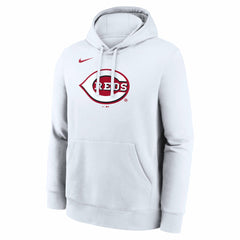 Cincinnati Reds Logo Club Hoodie - White | Nike