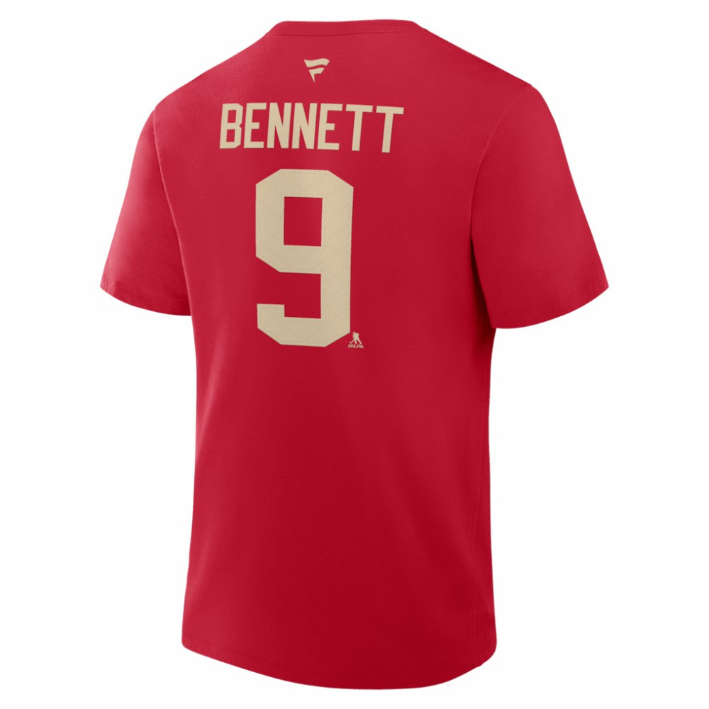 Sam Bennett Florida Panthers Fanatics 2026 NHL Winter Classic Authentic Stack Name & Number T-Shirt