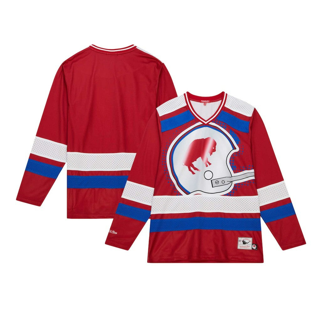 NFL Buffalo Bills Women's Big Face 7.0 Long Sleeve Jersey T-Shirt