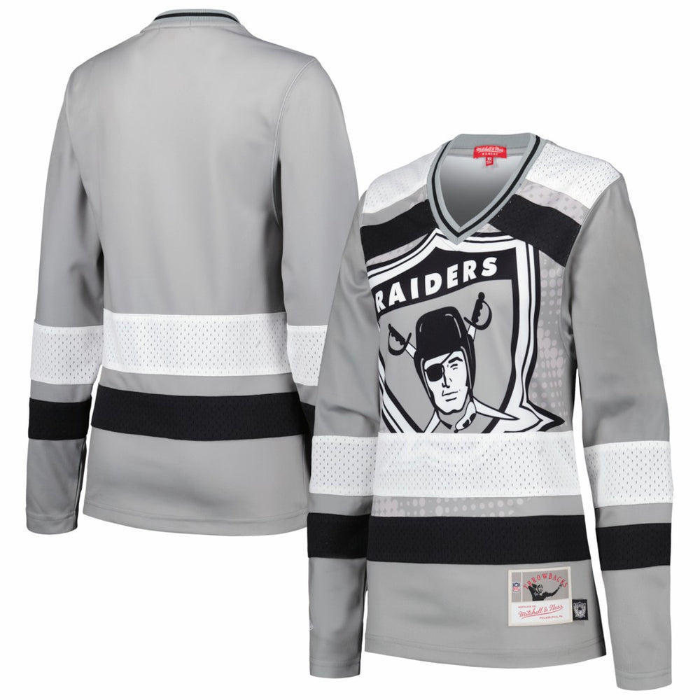 NFL Las Vegas Raiders Women's Big Face 7.0 Long Sleeve Jersey T-Shirt