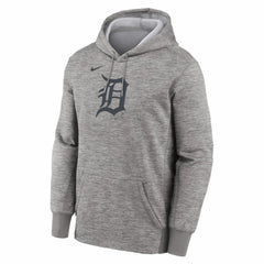 Detroit Tigers Primary Logo Therma Hoodie - Heather Gray | Nike