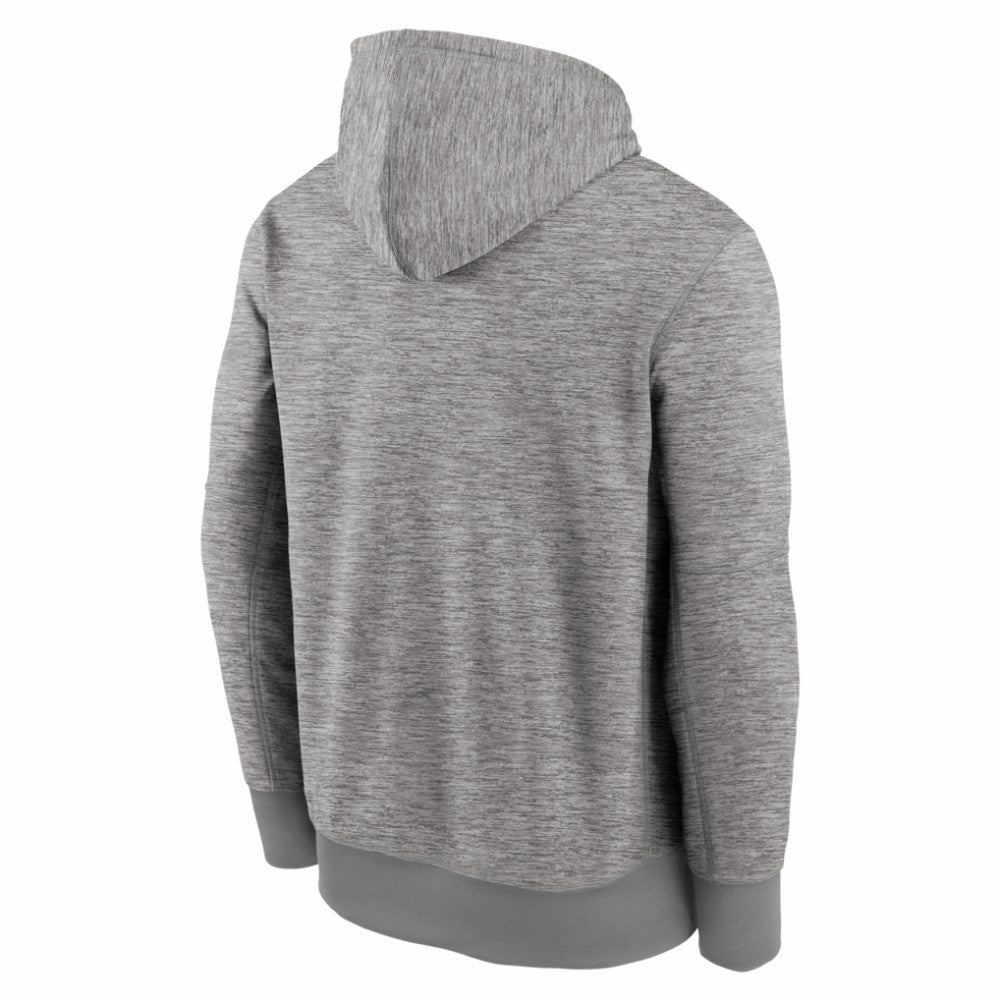 San Diego Padres Primary Wordmark Therma Hoodie - Heather Gray | Nike