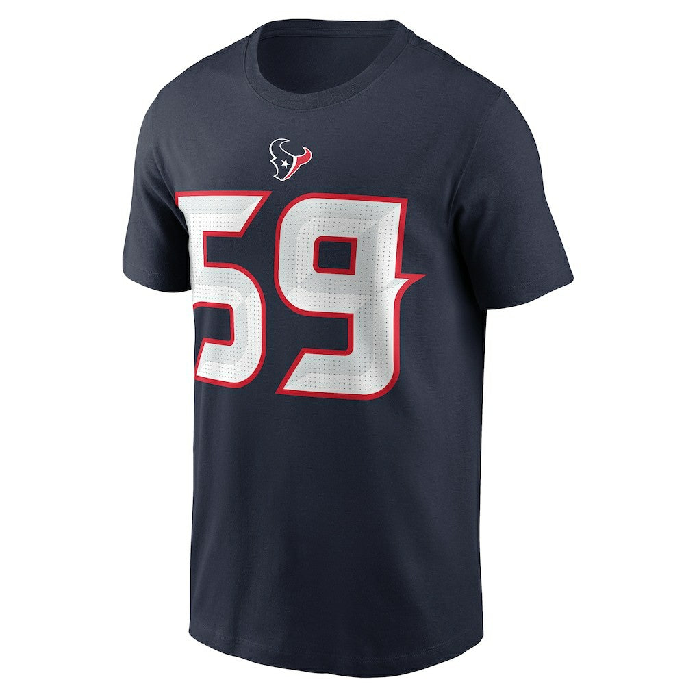 NFL Houston Texans DeMeco Ryans  Retired Player Name & Number T-Shirt