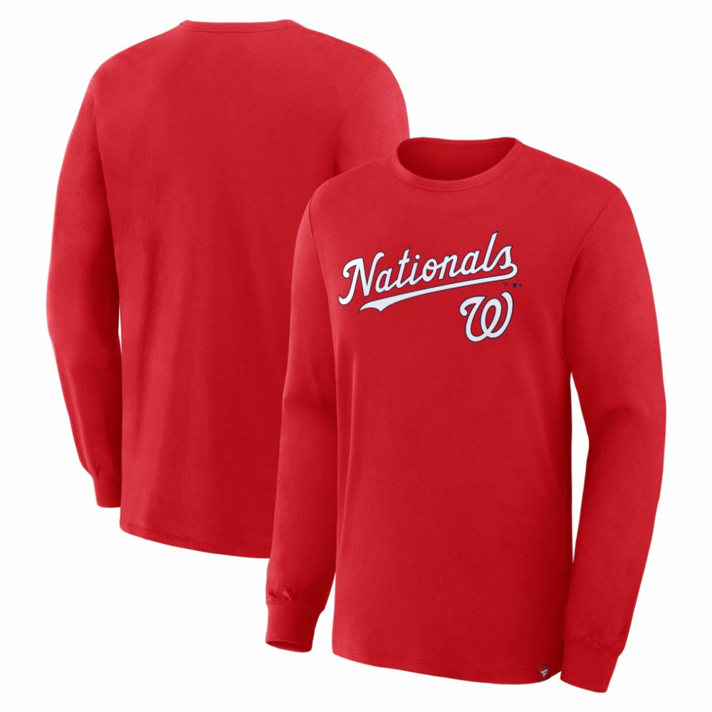 Washington Nationals Lock-Up Legacy Long Sleeve T-Shirt - Red