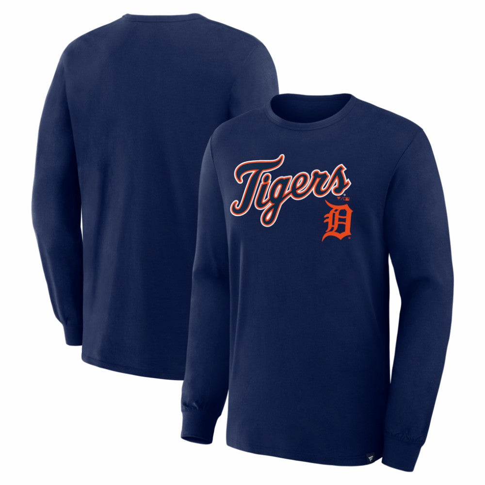 Detroit Tigers Lock-Up Legacy Long Sleeve T-Shirt - Navy