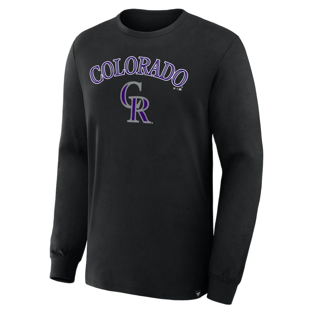 Colorado Rockies Lock-Up Legacy Long Sleeve T-Shirt - Black