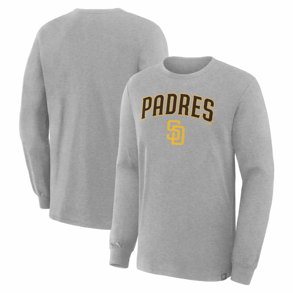 San Diego Padres Lock-Up Legacy Long Sleeve T-Shirt - Heather Gray