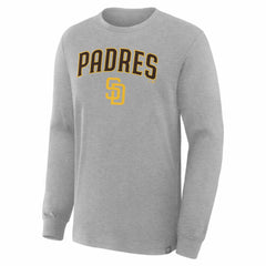 San Diego Padres Lock-Up Legacy Long Sleeve T-Shirt - Heather Gray