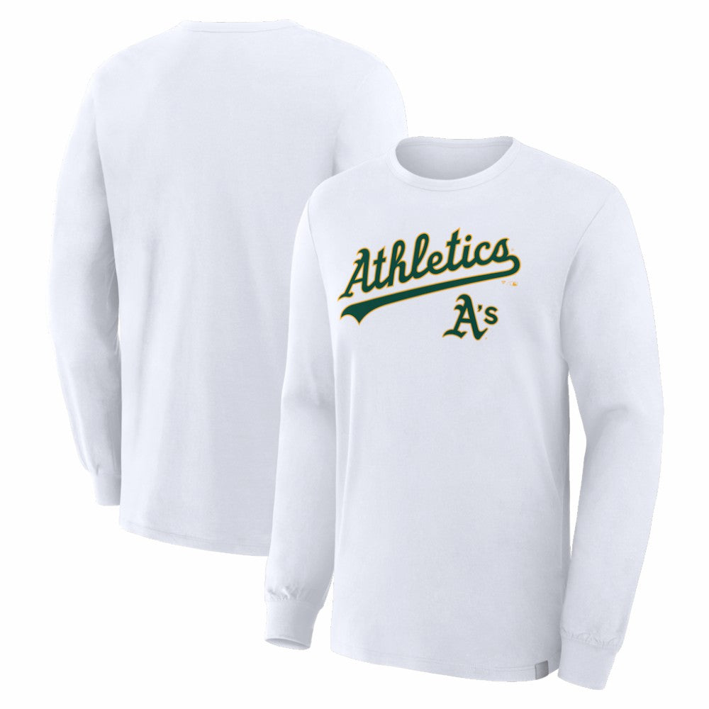 Athletics Lock-Up Legacy Long Sleeve T-Shirt - White