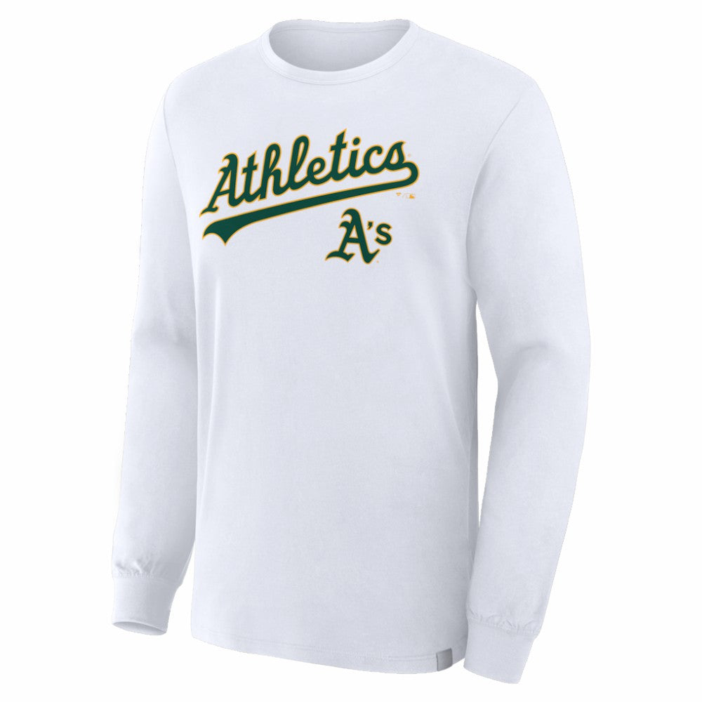 Athletics Lock-Up Legacy Long Sleeve T-Shirt - White