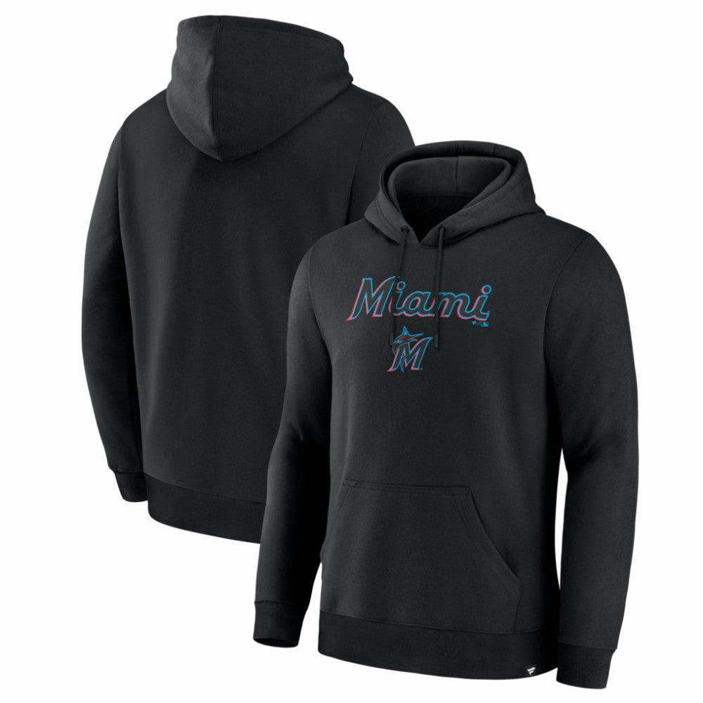 Miami Marlins Lock-Up Legacy Hoodie - Black