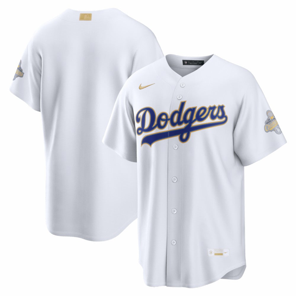 Los Angeles Dodgers 2026 Gold Collection Stadium Jersey - White | Nike