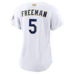 Freddie Freeman Los Angeles Dodgers Women's 2026 Gold Collection Stadium Jersey - White | Nike