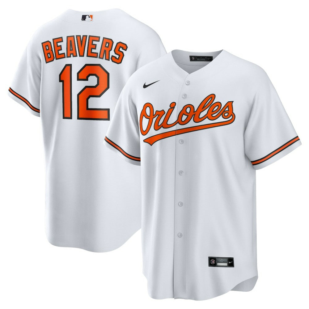 Dylan Beavers Baltimore Orioles Home Replica Jersey - White | Nike