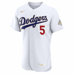 Freddie Freeman Los Angeles Dodgers 2026 Gold Collection Authentic Jersey - White | Nike
