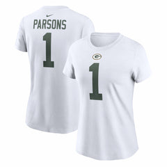 NFL Green Bay Packers Micah Parsons  Women's Player Name & Number T-Shirt