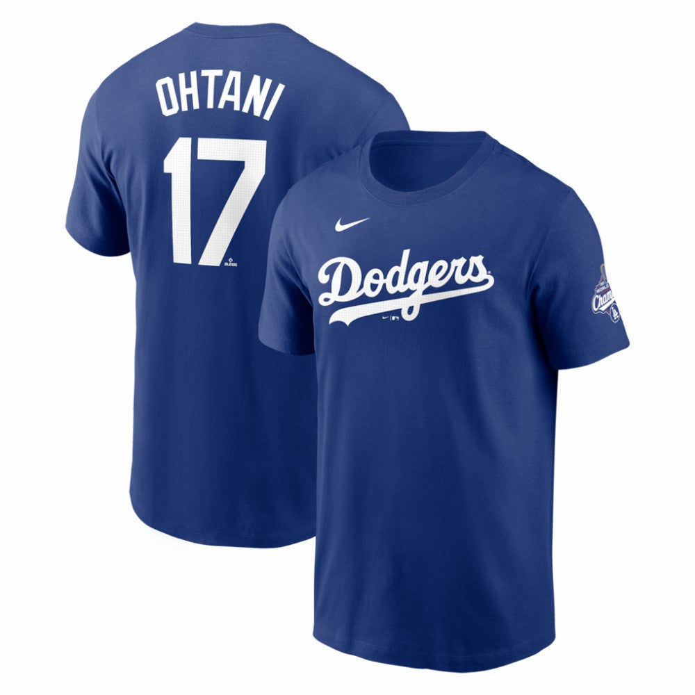 Shohei Ohtani Los Angeles Dodgers 2025 World Series Champions Name & Number T-Shirt - Royal | Nike