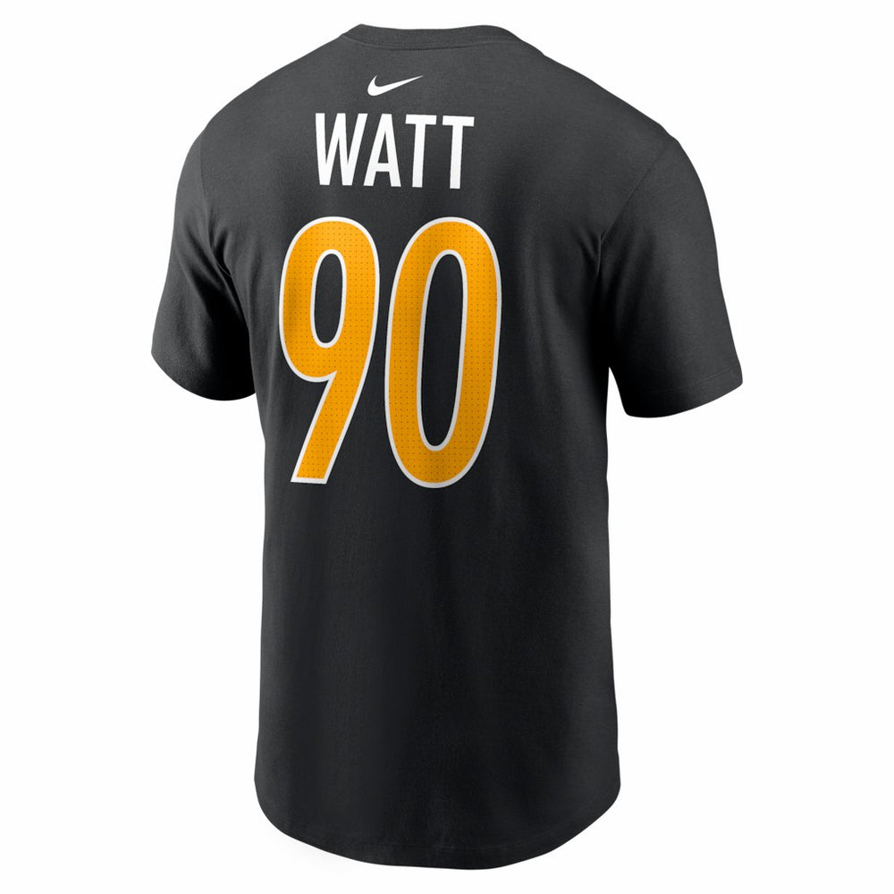 NFL Pittsburgh Steelers T.J. Watt  Carbon Name & Number T-Shirt