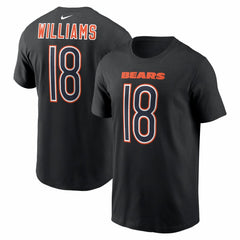NFL Chicago Bears Caleb Williams  Carbon Name & Number T-Shirt