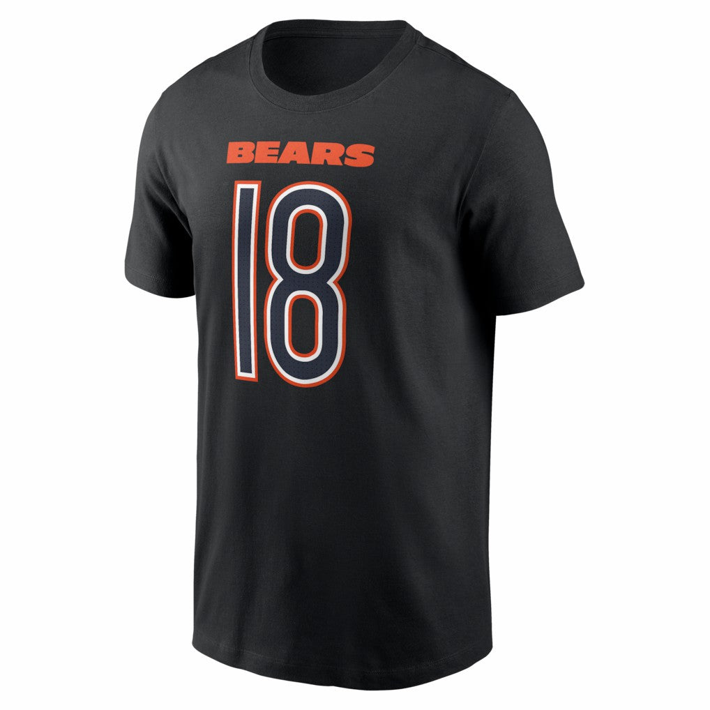 NFL Chicago Bears Caleb Williams  Carbon Name & Number T-Shirt
