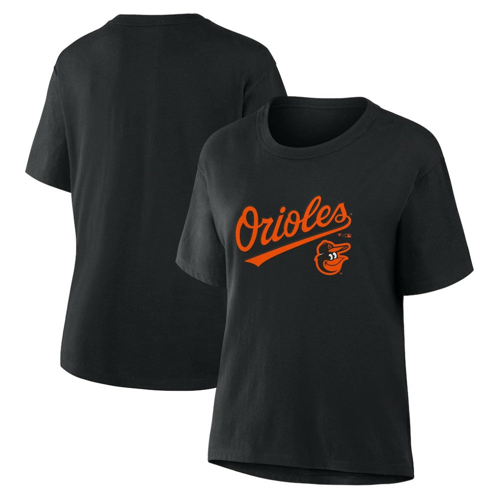 Baltimore Orioles Women's Lockup Legacy T-Shirt - Black