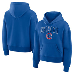 Chicago Cubs Women's Lockup Legacy Fleece Hoodie - Royal