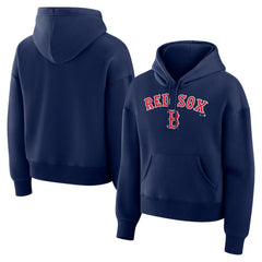 Boston Red Sox Women's Lockup Legacy Fleece Hoodie - Navy