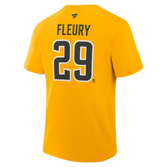 Marc-Andre Fleury Pittsburgh Penguins Fanatics Authentic Stack Name & Number T-Shirt