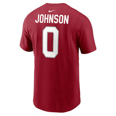 NFL Arizona Cardinals Will Johnson  Player Name & Number T-Shirt