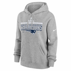 NFL New England Patriots Women's 2025 AFC Champions Locker Room Trophy Collection Club Fleece Hoodie