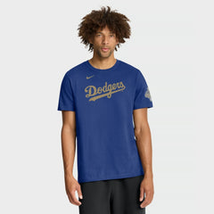 Los Angeles Dodgers 2026 Gold Collection Wordmark T-Shirt - Royal | Nike