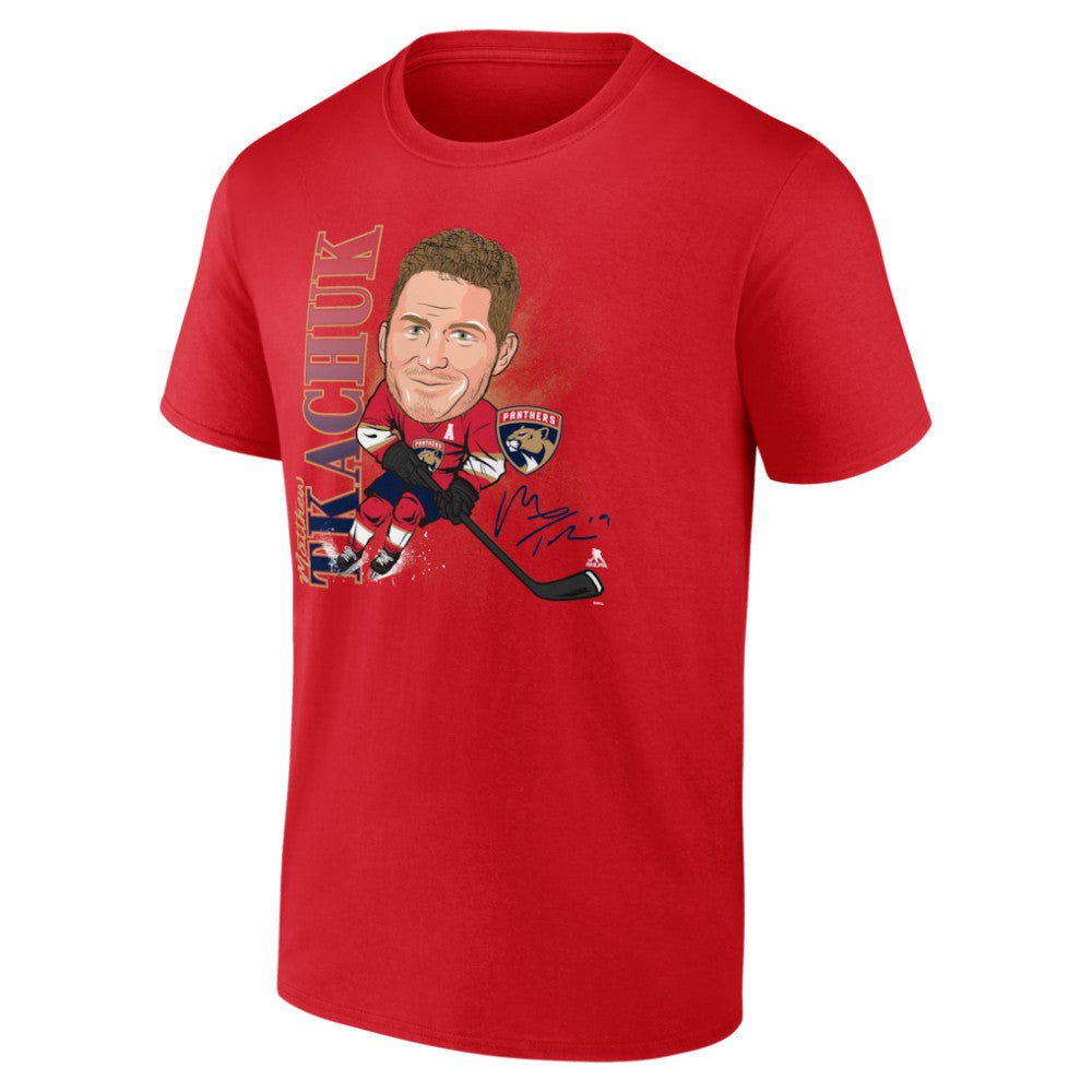 Matthew Tkachuk Florida Panthers Fanatics Caricature Player T-Shirt
