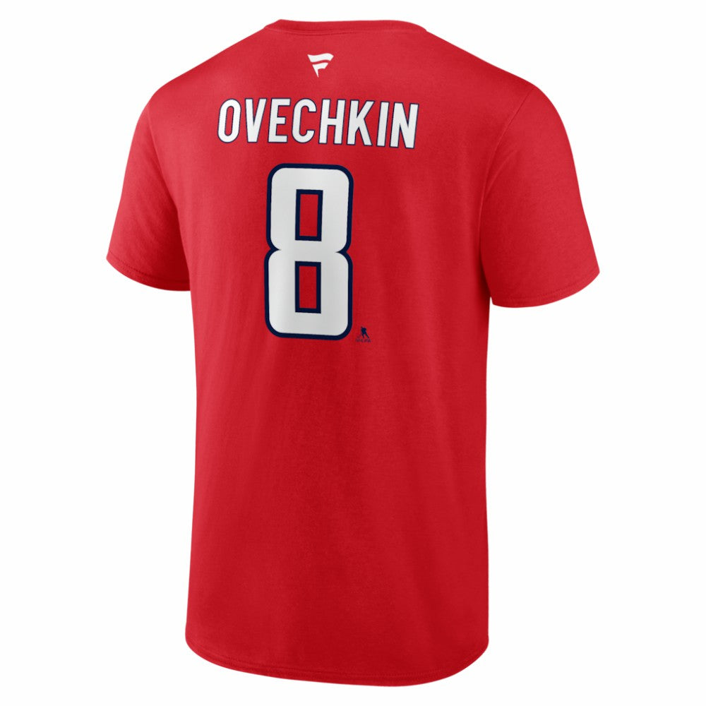 Alexander Ovechkin Washington Capitals Fanatics Authentic Stack Name & Number T-Shirt